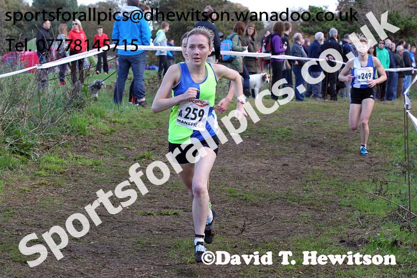 junior womens  National Cross Country Relays. Photo: David T. Hewitson/Sports for All Pics